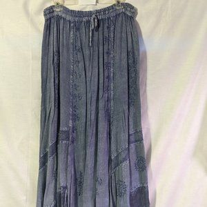 Braja Exclusives Long Blue skirt